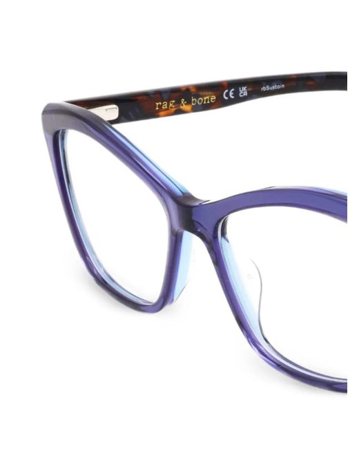 Rag & Bone White Cat-Eye Frame Glasses