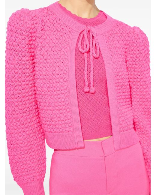 Alice + Olivia Kitty カーディガン Pink