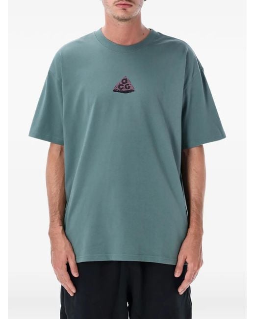 Nike Blue Acg Dri-Fit T-Shirt for men