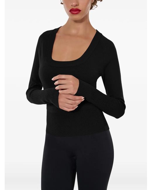 Wolford Black Long Sleeves Top