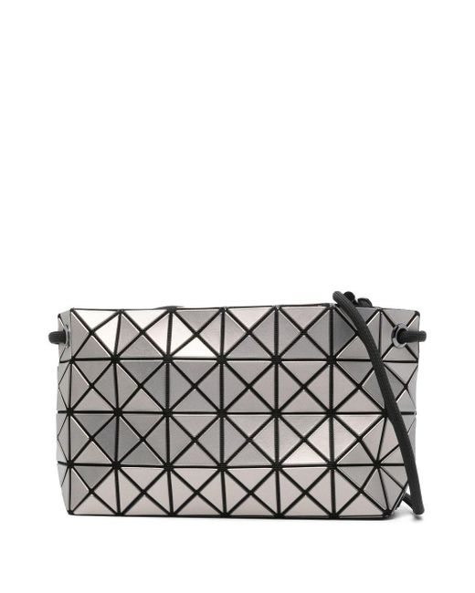 Issey Miyake Gray Loop Metallic Shoulder Bag