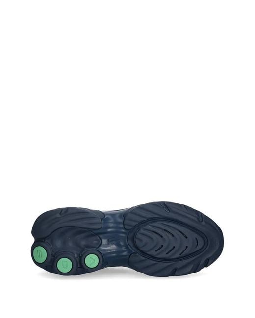 Lacoste Blue Spinor Gradient-Effect Logo-Patch Sneakers for men