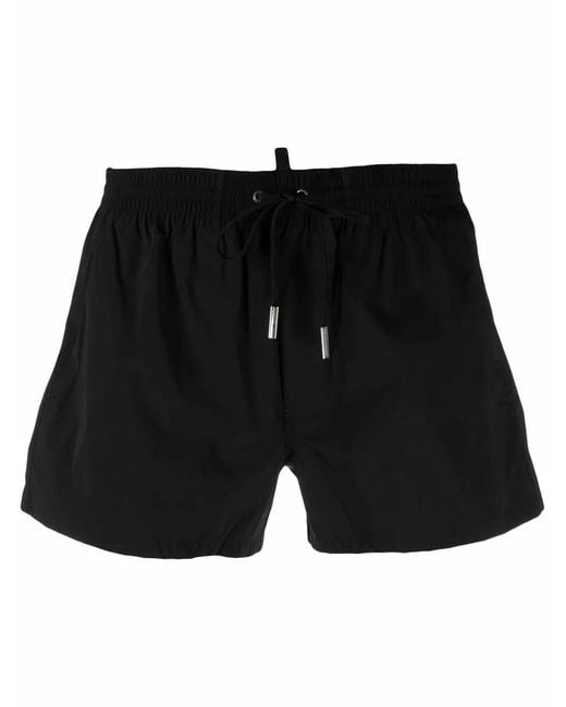 Bañador Con Logo Estampado DSquared² de hombre de color Black