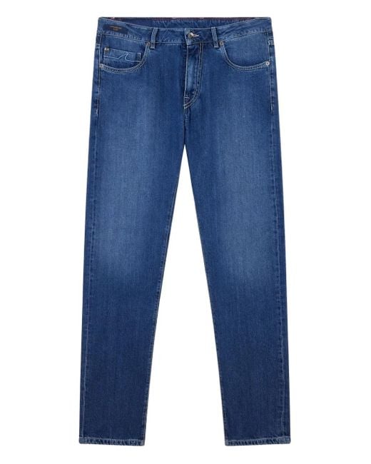 Paul & Shark Blue Five-Pocket Jeans for men
