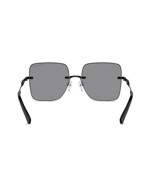 Michael Kors Gray Quèbec Rimless Sunglasses