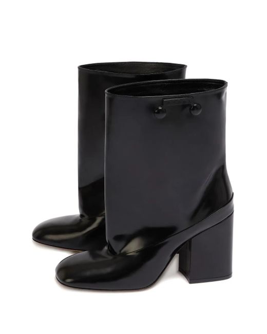 Marni Black Trunkaroo Block-Heel Ankle Boots