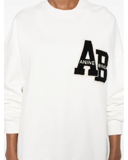 Anine Bing White Sweatshirt