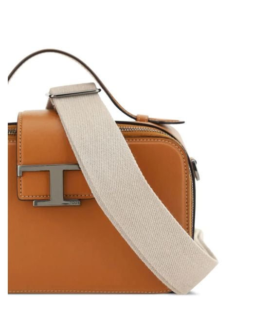 Tod's Brown T Timeless Shoulder Bag for men