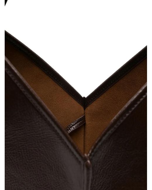 Hereu Black Calella Leather Tote Bag