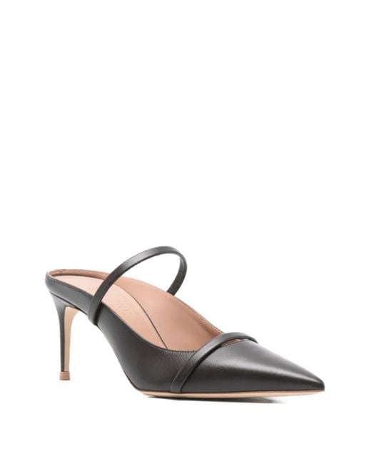 Malone Souliers Brown 70Mm Leather Pointed-Toe Mules