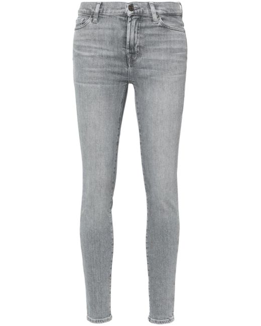 7 For All Mankind Hw ハイライズ スキニージーンズ Gray