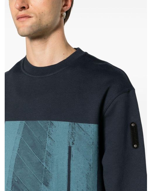 A_COLD_WALL* Strand Sweatshirt mit Siebdruck in Blue für Herren