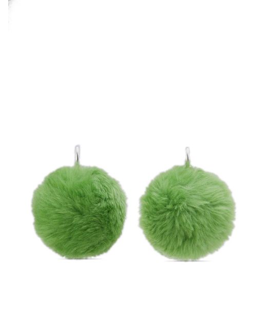Marni Oorbellen Met Pompom in het Green
