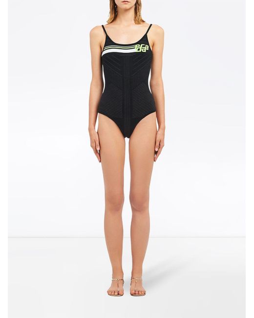 Prada neon swimsuit hotsell