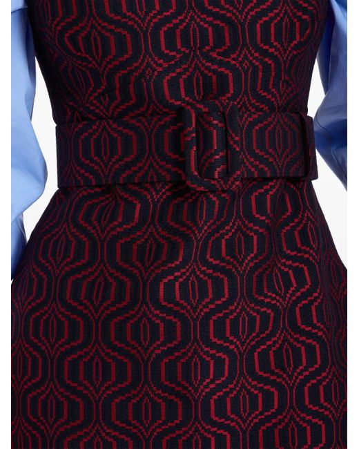 LaDoubleJ Purple Medium Jacquard Belt