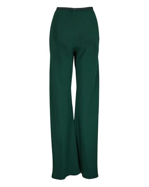 Peter Cohen Green Elasticated-Waistband Trousers