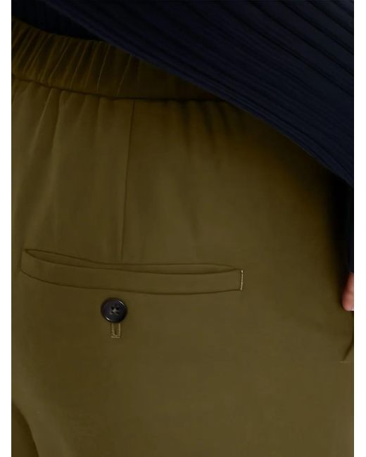 Marc O' Polo Green Tailored High-Waisted Trousers