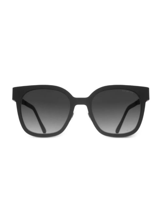 Blackfin Gray Kami Round-Shape Sunglasses