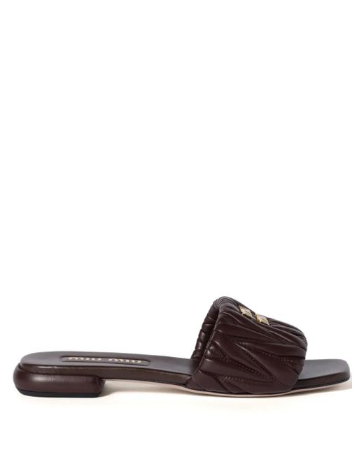 Miu Miu Brown Sandals
