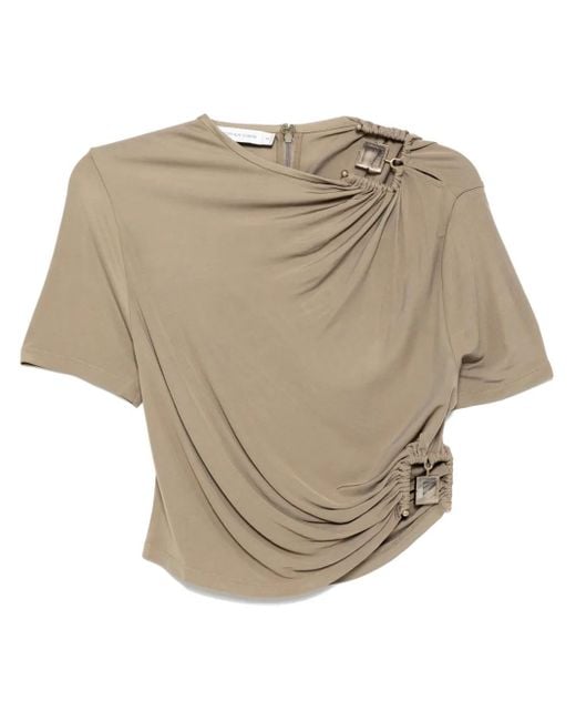 Christopher Esber Bezel Quartz T-Shirt in het Natural
