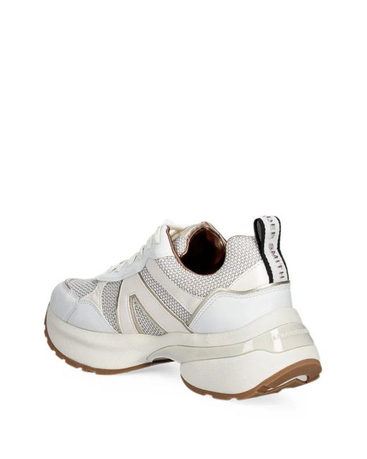 Alexander Smith White Victoria Chunky-Sole Panelled Sneakers