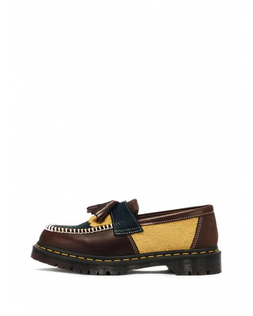 Dr. Martens White Adrian Patchwork Loafers for men