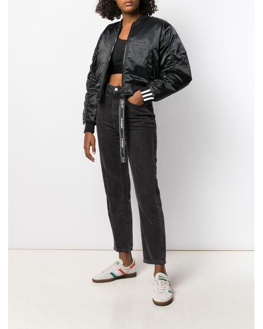 adidas cropped bomber