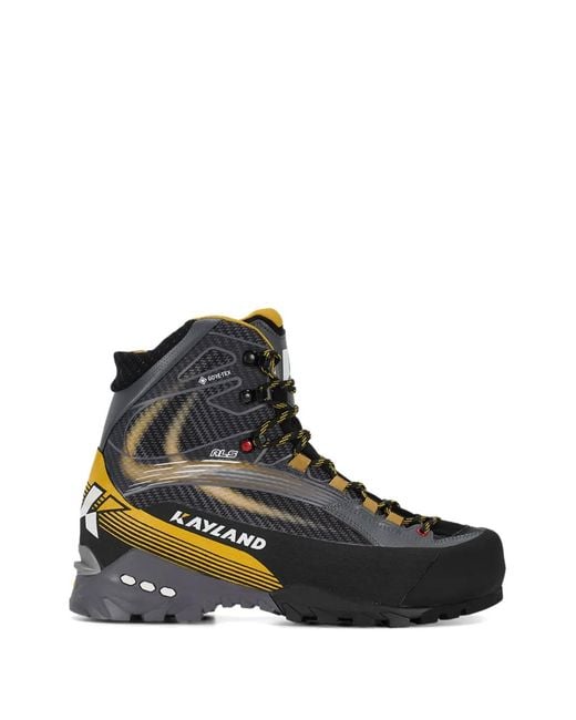 Kayland Black Logo-Print Sneakers for men