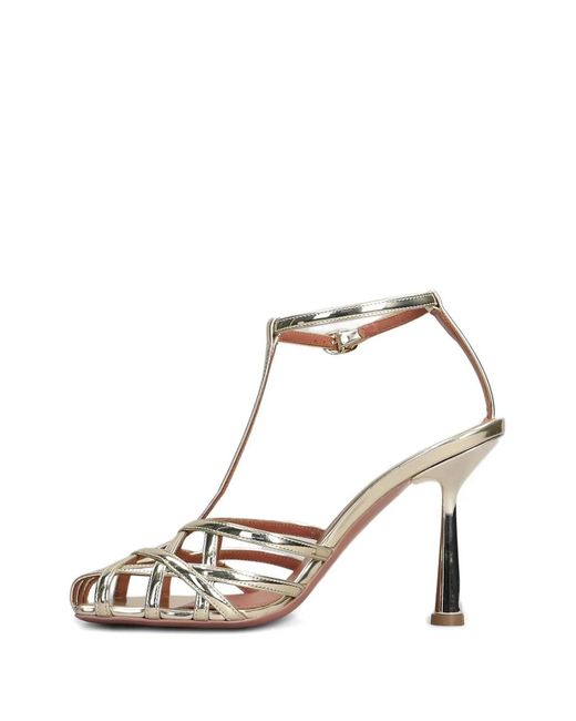 Castagna Metallic 100Mm Lidia Sandals