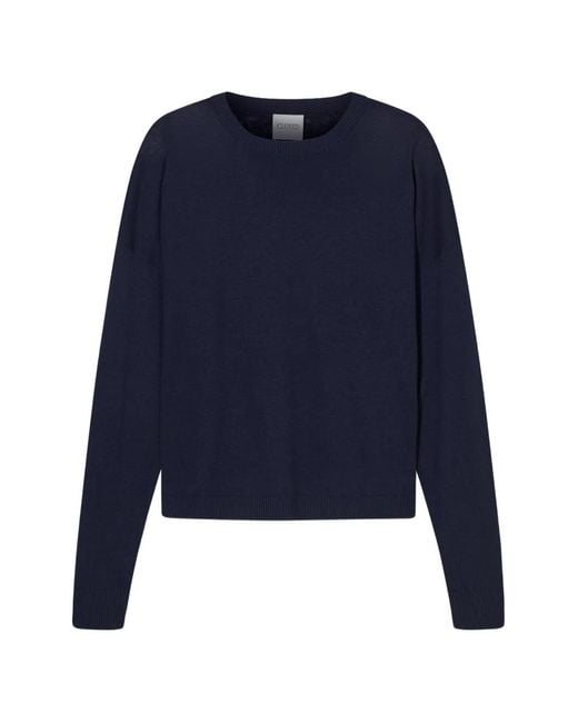 Closed Blue Crew-Neck Long-Sleeve Sweater
