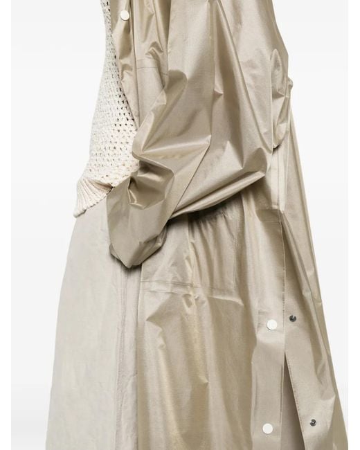 Sofie D'Hoore White Hooded Rain Coat