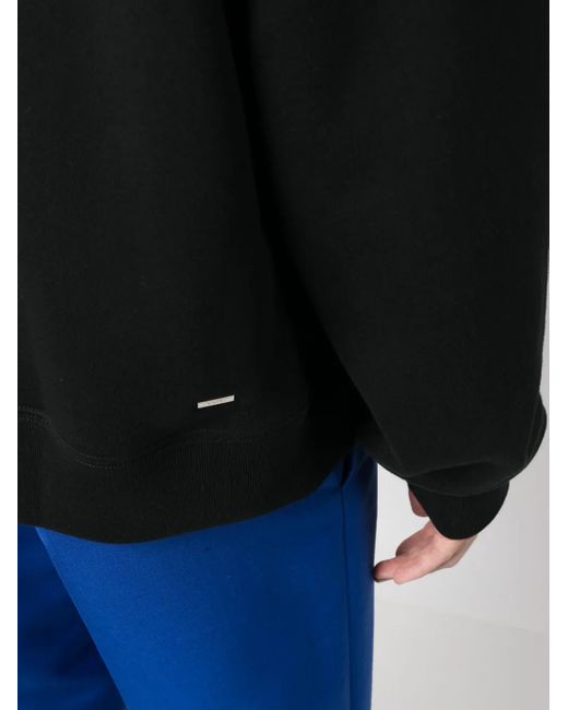 Ma Bar Black Hoodie mit Logo Amiri de hombre