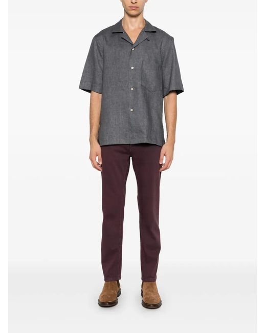 Eleventy Red Slim-Cut Jeans for men