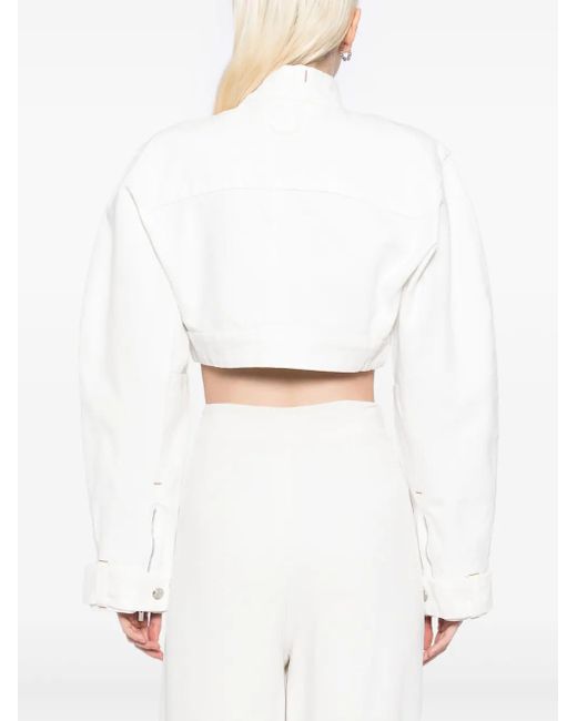 Jacquemus White La Casa 'la Veste De-nîmes Cabrio' Denim Jacket