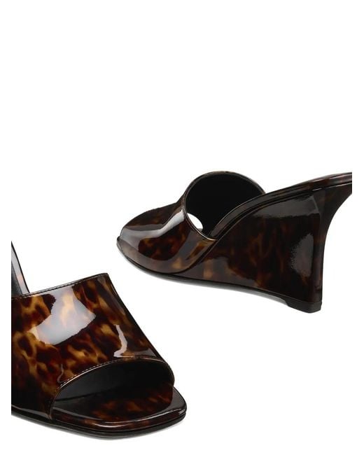 Mules Compensées Vinnie Stuart Weitzman en coloris Brown