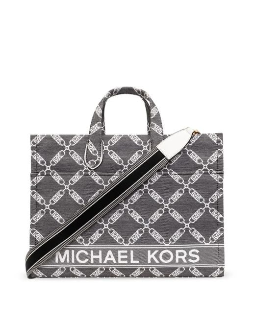 MICHAEL Michael Kors Gray Gigi Large Tote Bag