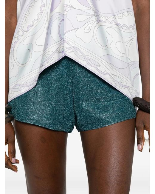 Oseree Blue Lumiere Tailored Shorts