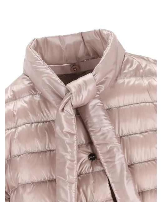 Herno Pink Quilted Puffer Jacket