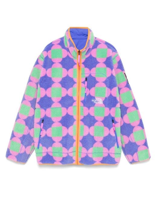 The North Face Blue X Yinka Ilori Reversible Fleece Jacket