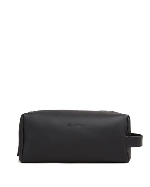 Trousse Da Bagno di Santoni in Black da Uomo