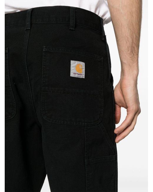 Carhartt Black Double Knee Loose-Fit Trousers for men