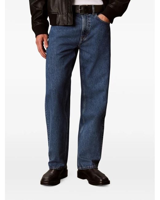 Calvin Klein Blue 90S Straight Jeans for men