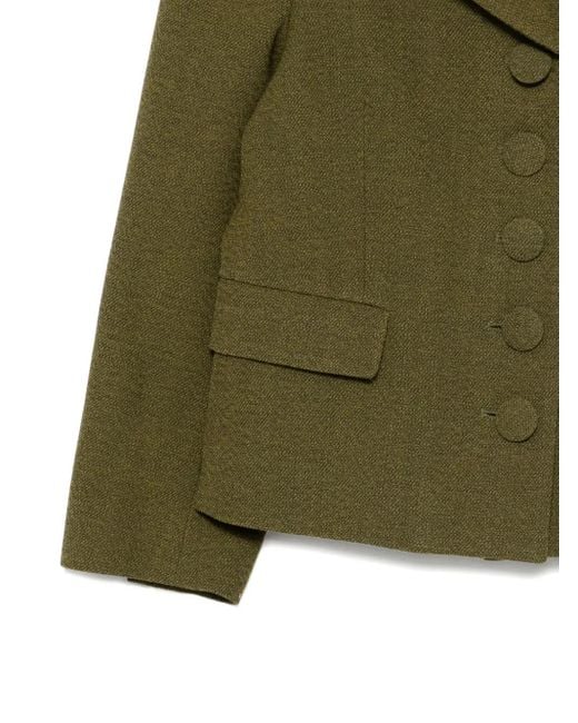 ShuShu/Tong Green Button-Down Lapel Jacket