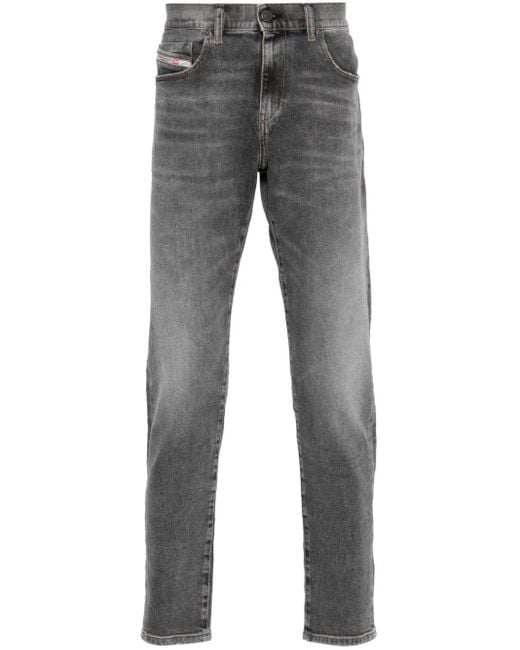 DIESEL Gray D-strukt Slim-fit Jeans for men