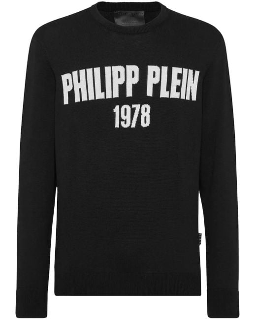 Philipp Plein Black 1978 Sweater for men