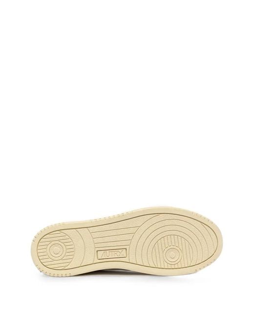 Autry White Medalist Low Sneakers for men