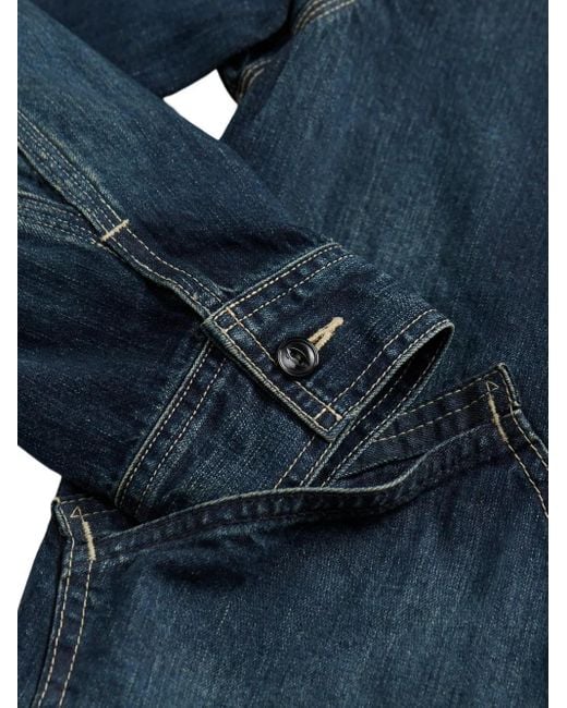 RRL Blue Denim Trucker Jacket for men