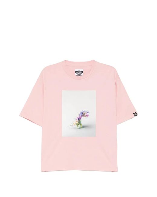 SPORT b. by agnès b. Pink Glass Dino T-Shirt