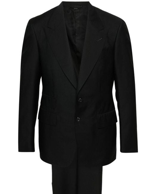 Costume en laine à simple boutonnage Tom Ford pour homme en coloris Black