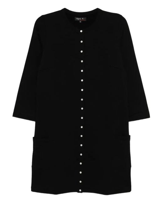 anthea crawford black dress Women's Crepe Cowl Neck Dress in Black